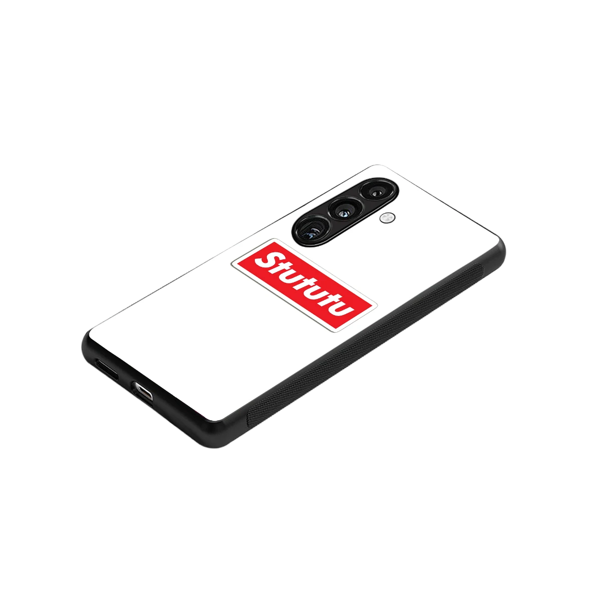 Stututu stylish phone case for samsung galaxy s24 fe | glossy glass and slim fit