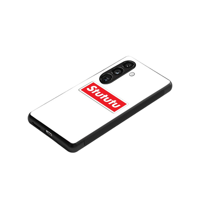 Stututu stylish phone case for samsung galaxy s24 fe | glossy glass and slim fit