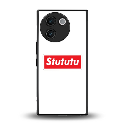 Stututu back phone cover | glass case for vivo v30e