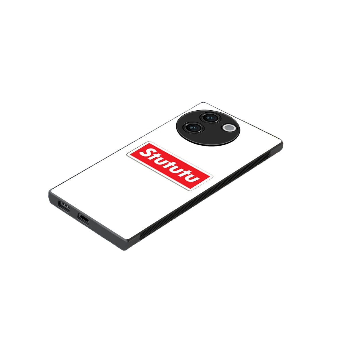 Stututu stylish phone case for vivo v30e | glossy glass and slim fit