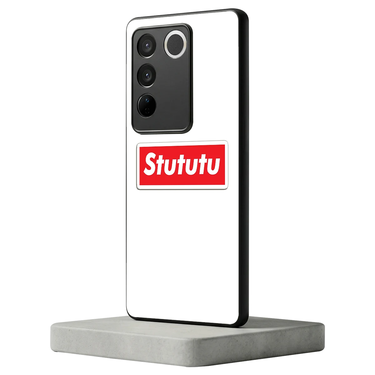 Stututu vivo v27 5g mobile cover | shockproof glass phone case