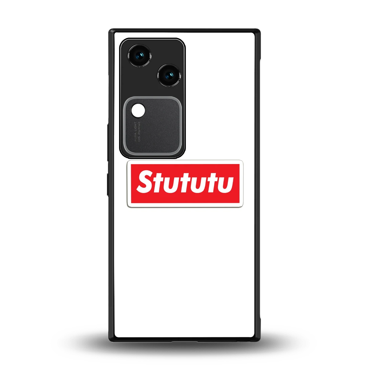 Stututu back phone cover | glass case for vivo v30