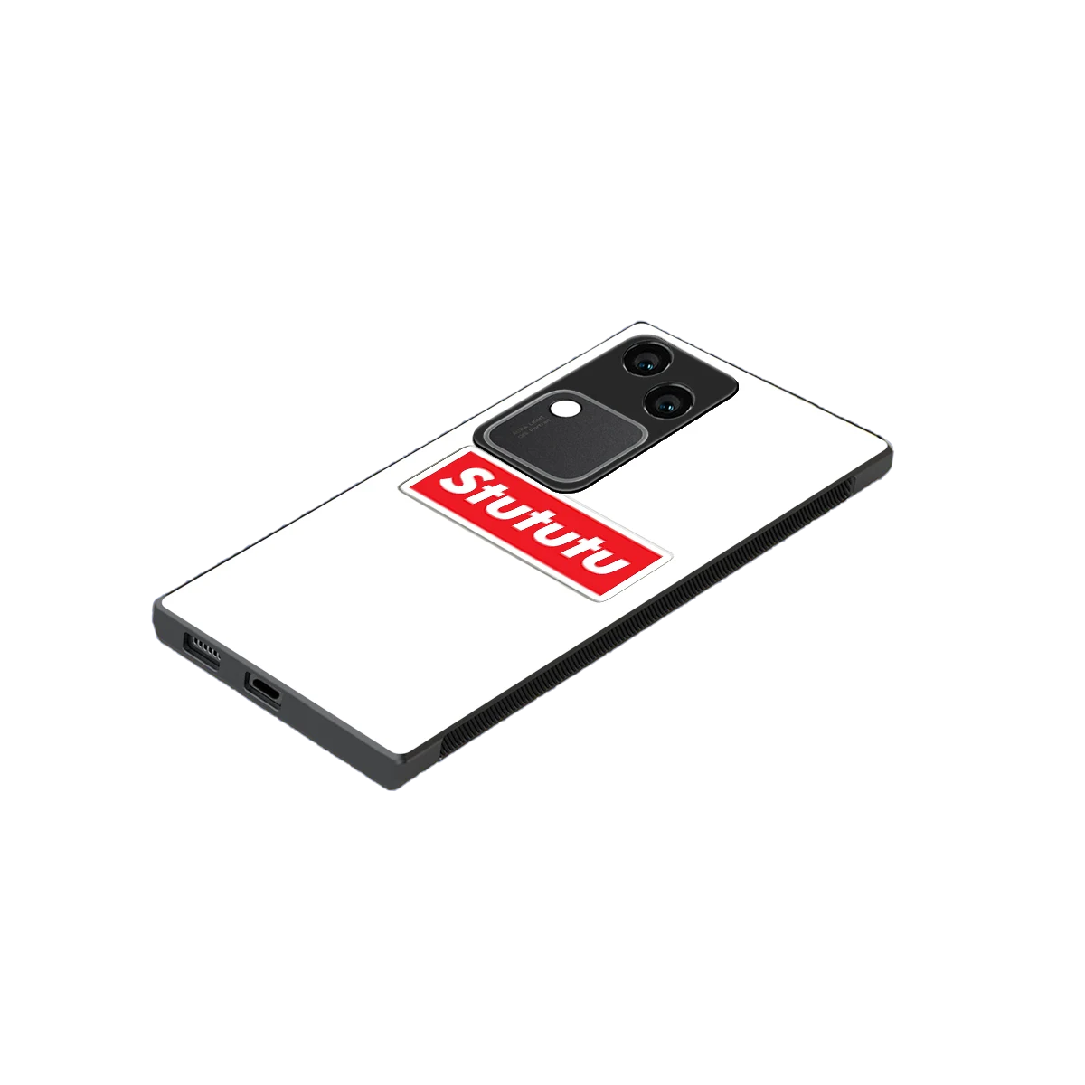 Stututu stylish phone case for vivo v30 | glossy glass and slim fit