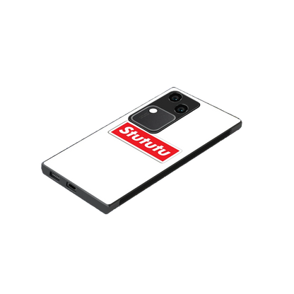 Stututu stylish phone case for vivo v30 | glossy glass and slim fit