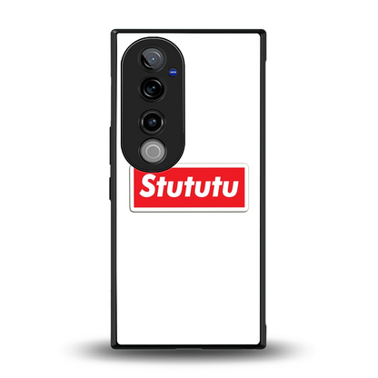 Stututu back phone cover | glass case for vivo v40 pro