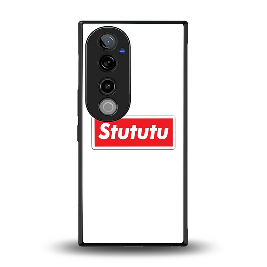 Stututu back phone cover | glass case for vivo v40 pro