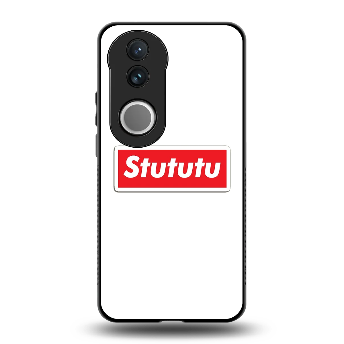 Stututu back phone cover | glass case for vivo v50