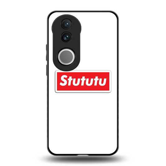 Stututu back phone cover | glass case for vivo v50