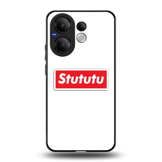 Stututu back phone cover | glass case for vivo v60