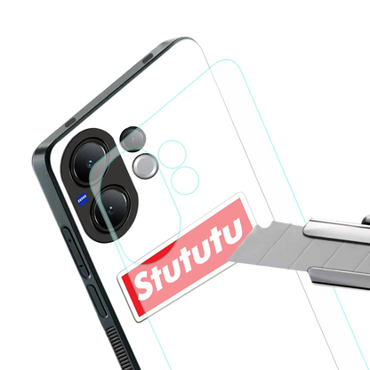 Stututu stylish phone case for vivo v60 | glossy glass and slim fit