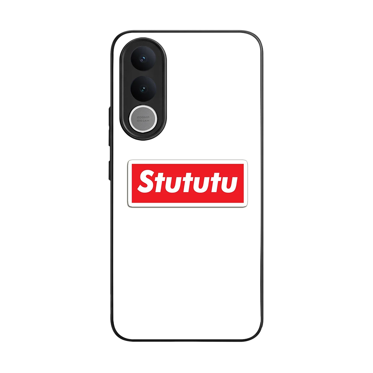 Stututu back phone cover | glass case for vivo v70 fe