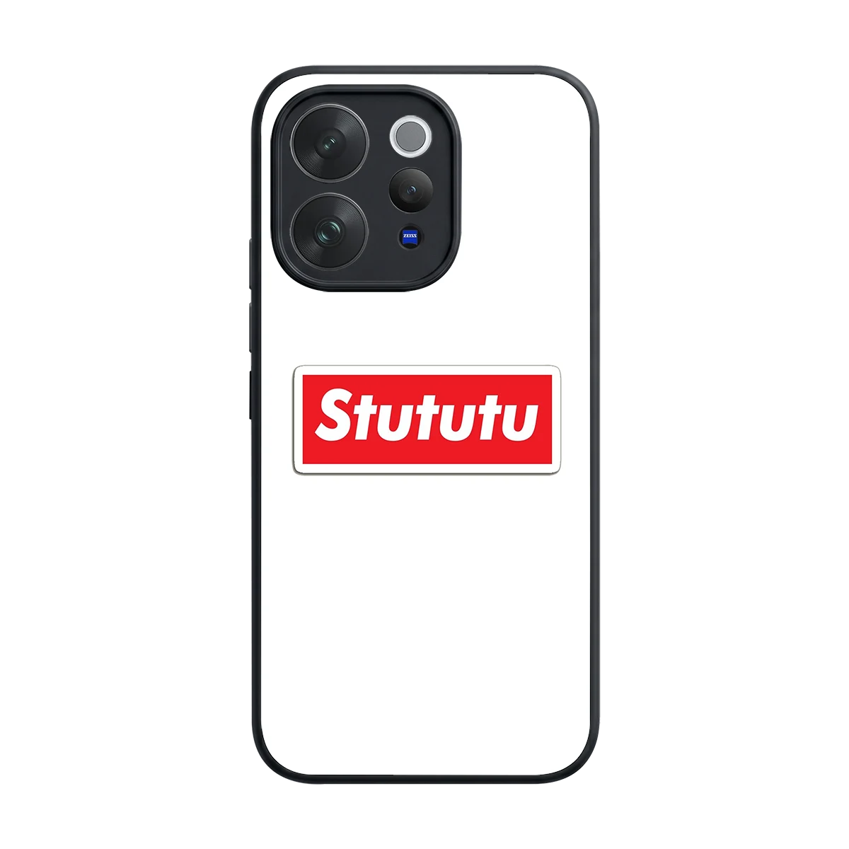 Stututu back phone cover | glass case for vivo v70 elite