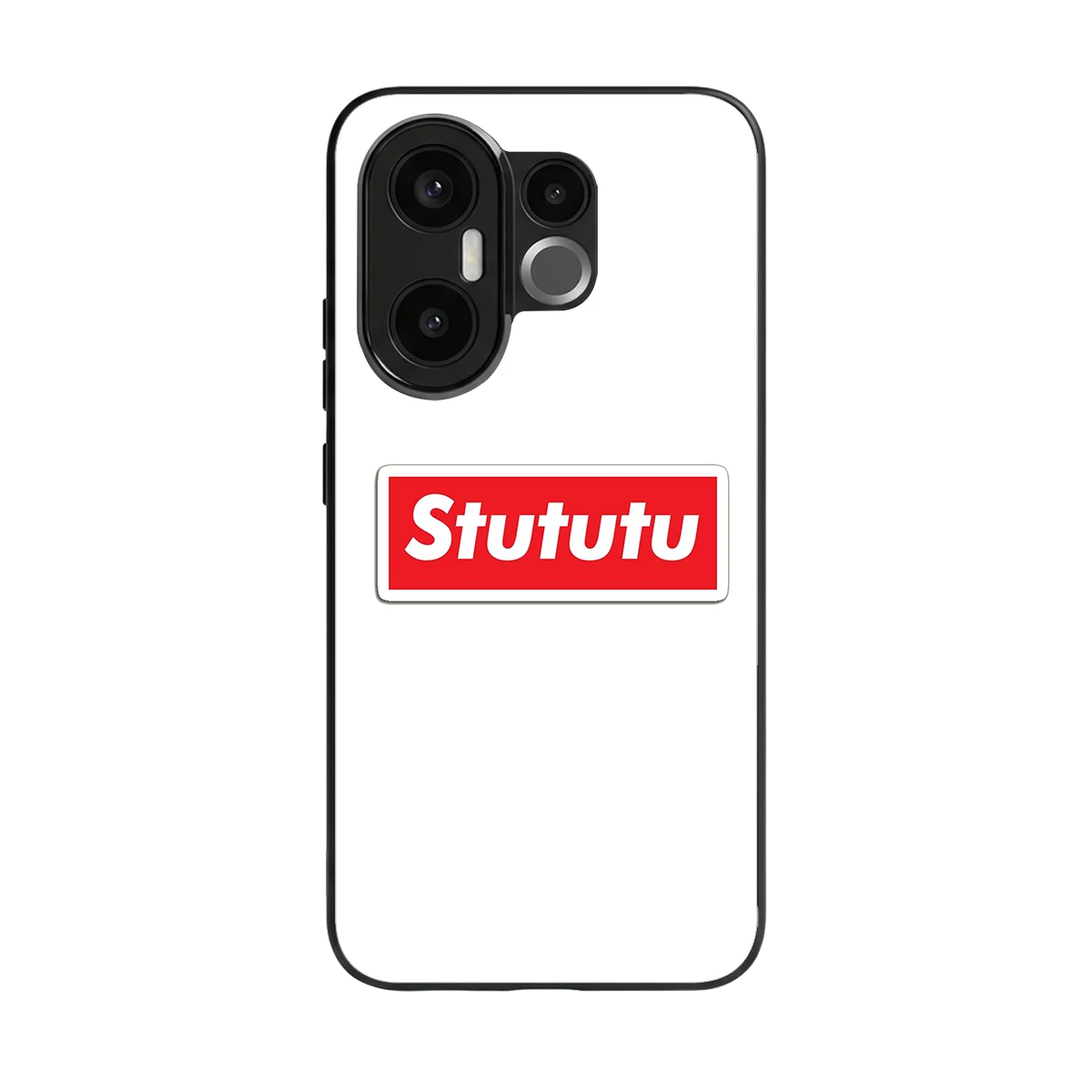 Stututu back phone cover | glass case for vivo x200 fe