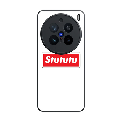 Stututu back phone cover | glass case for vivo x200 pro