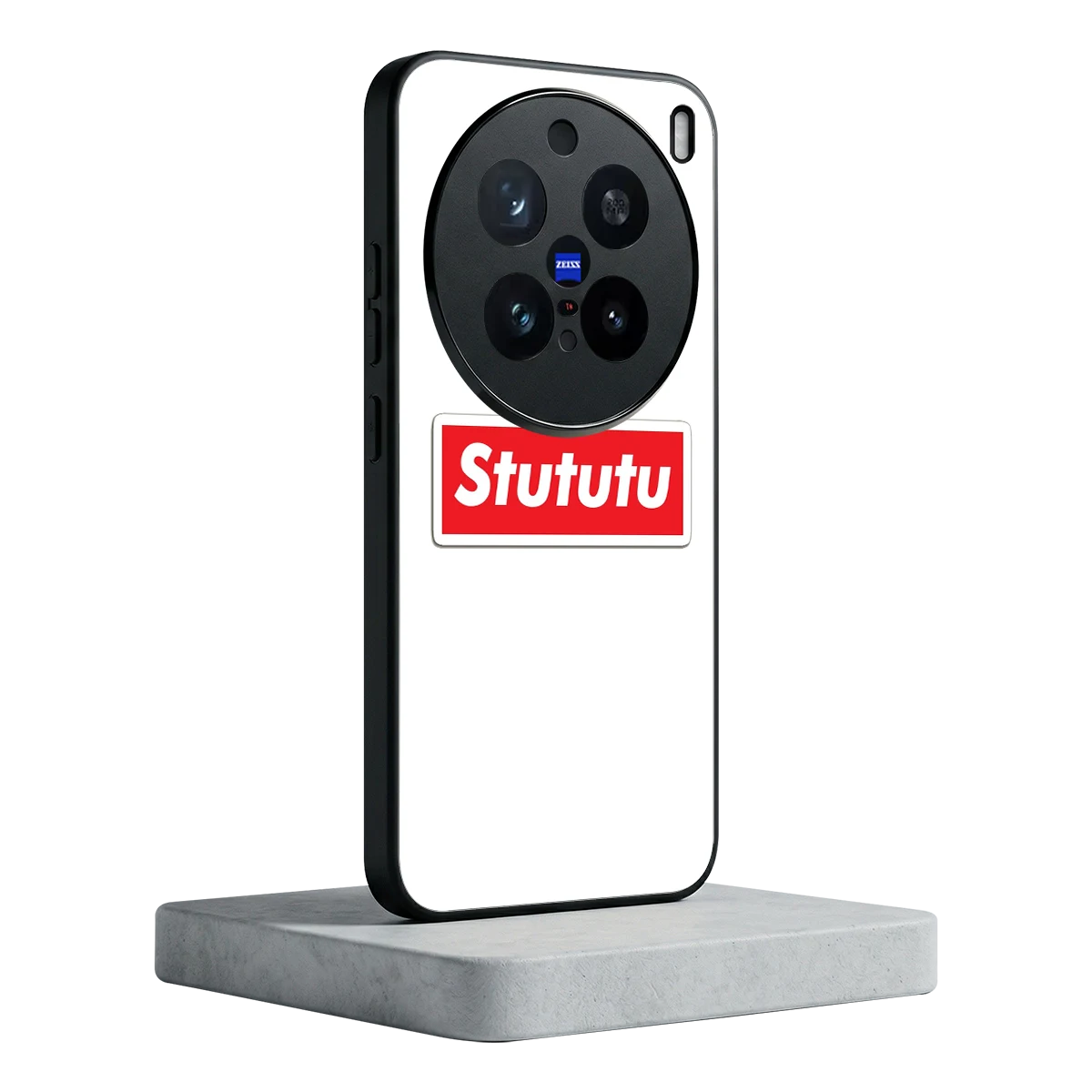 Stututu vivo x200 pro mobile cover | shockproof glass phone case