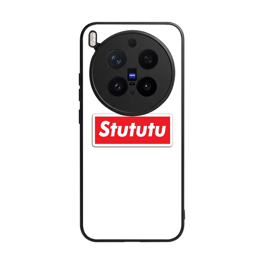 Stututu back phone cover | glass case for vivo x300 pro