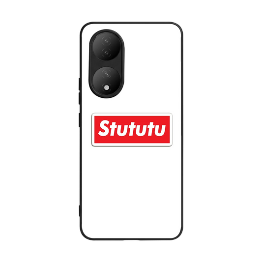 Stututu back phone cover | glass case for Vivo-y100