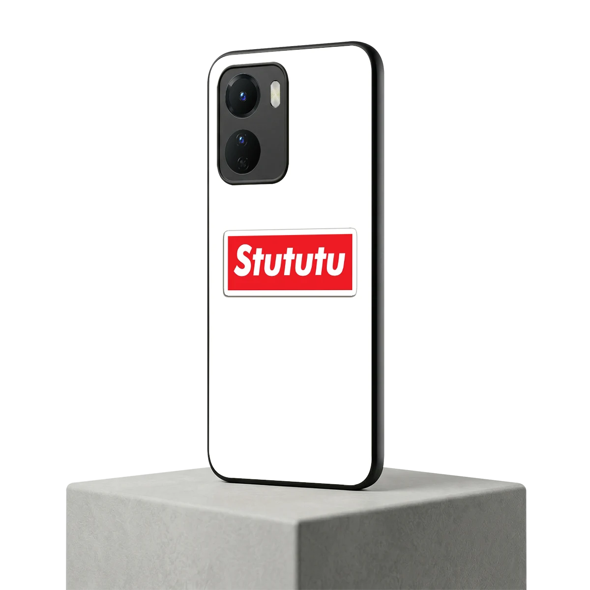 Stututu vivo y16 mobile cover | shockproof glass phone case