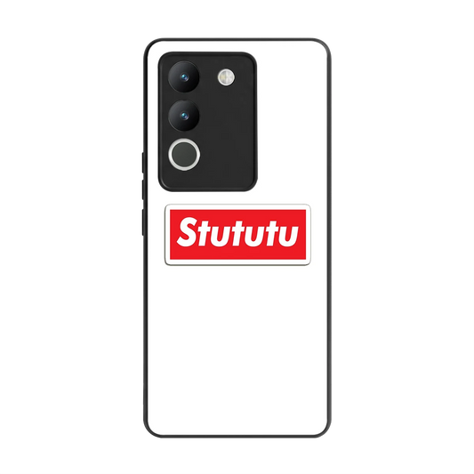 Stututu back phone cover | glass case for vivo y200 5g