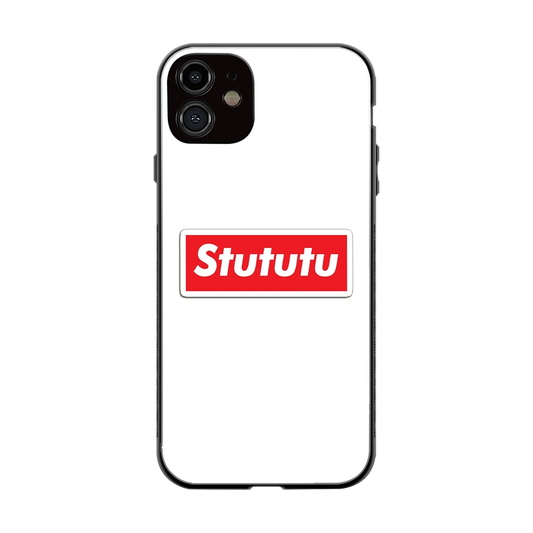 Stututu back phone cover | glass case for iphone 12