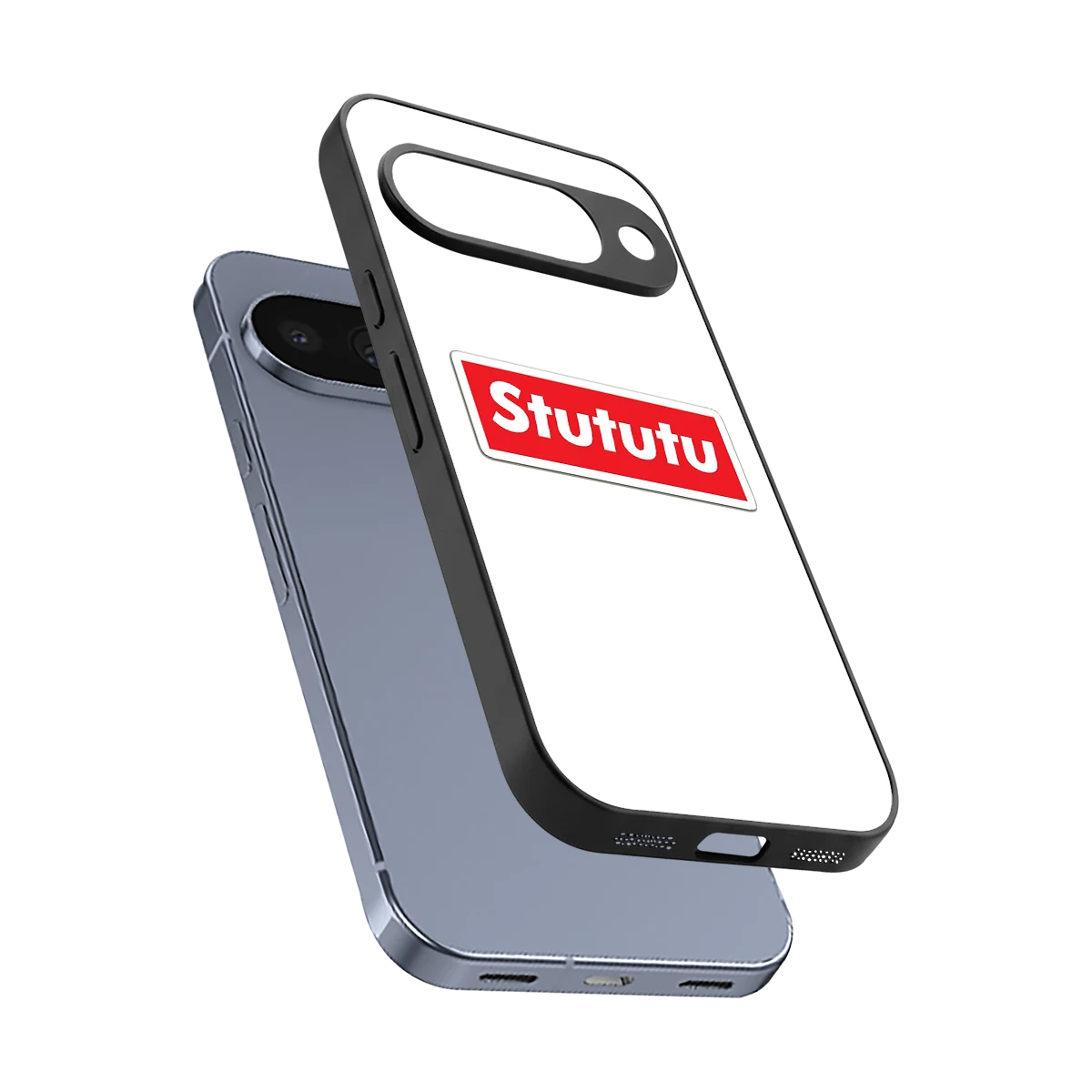 Stututu sleek google pixel 10 cover with tempered glass back and TPU edges