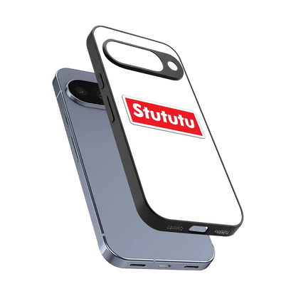 Stututu sleek google pixel 10 cover with tempered glass back and TPU edges