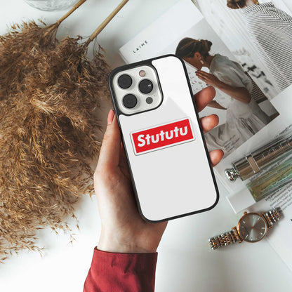 Stututu luxury glass phone case for iPhone 16 | scratch and drop resistant