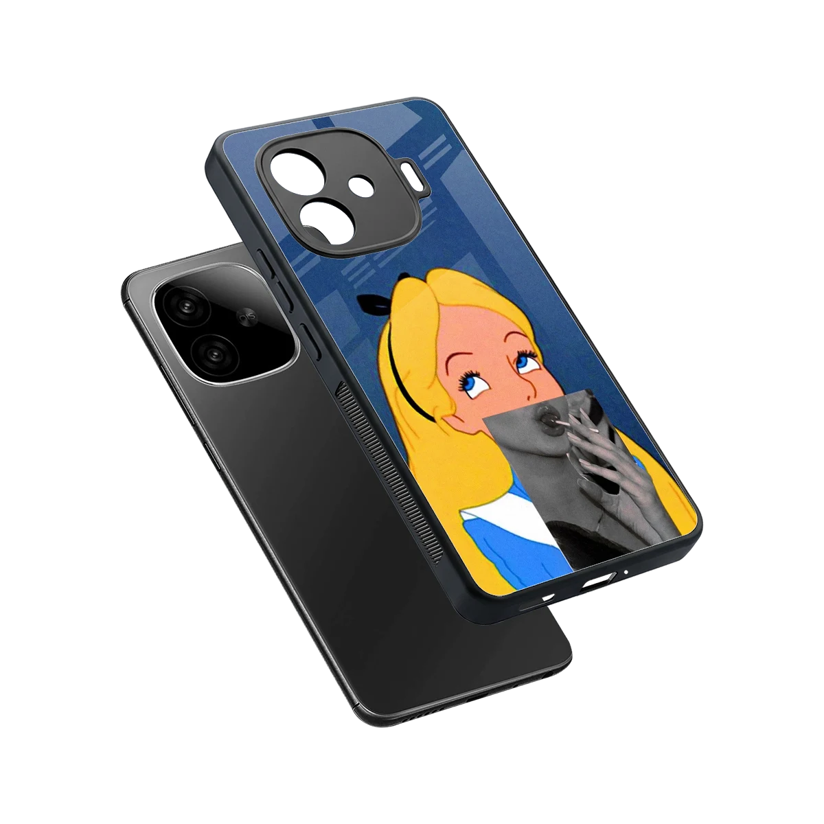 Sugar Bliss sleek iqoo neo 10r 5g cover with tempered glass back and TPU edges
