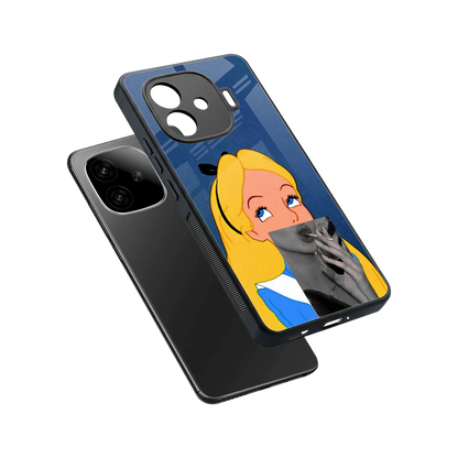 Sugar Bliss sleek iqoo neo 10r 5g cover with tempered glass back and TPU edges