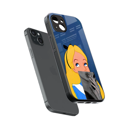 Sugar Bliss sleek iphone 14 plus cover with tempered glass back and TPU edges