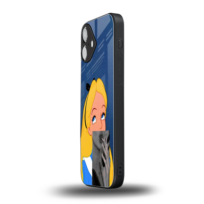 Sugar Bliss iphone 16 plus mobile cover | shockproof glass phone case