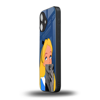 Sugar Bliss iPhone 16 mobile cover | shockproof glass phone case