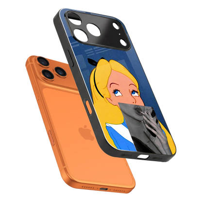Sugar Bliss sleek iphone 17 pro max cover with tempered glass back and TPU edges