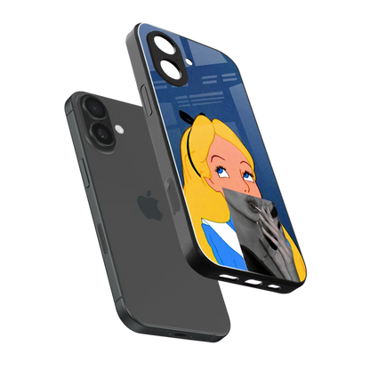Sugar Bliss sleek iphone 17 cover with tempered glass back and TPU edges