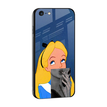 Sugar Bliss sleek iphone 6 cover with tempered glass back and TPU edges