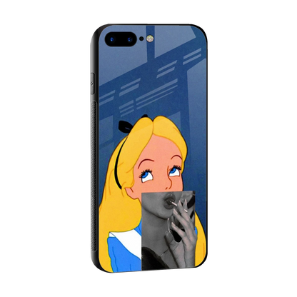 Sugar Bliss sleek iphone 7 plus cover with tempered glass back and TPU edges