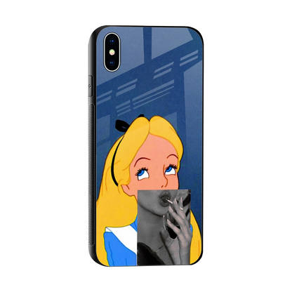 Sugar Bliss sleek iphone xs max cover with tempered glass back and TPU edges