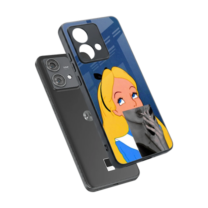 Sugar Bliss sleek motorola edge 40 neo 5g cover with tempered glass back and TPU edges
