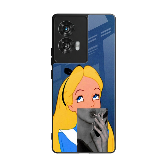 Sugar Bliss back phone cover | glass case for motorola edge 50 fusion