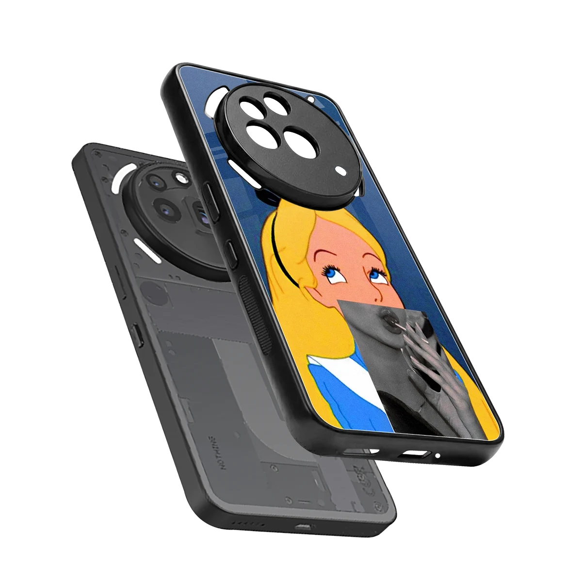 Sugar Bliss sleek nothing phone 3a pro cover with tempered glass back and TPU edges