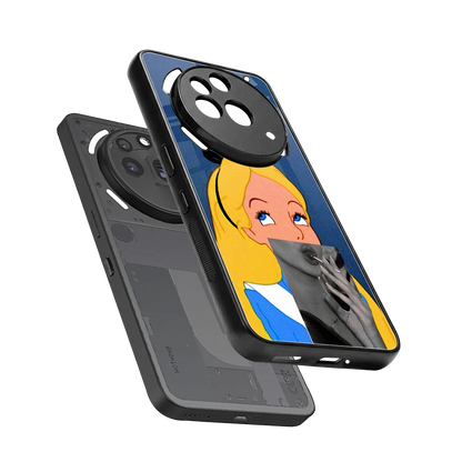 Sugar Bliss sleek nothing phone 3a pro cover with tempered glass back and TPU edges