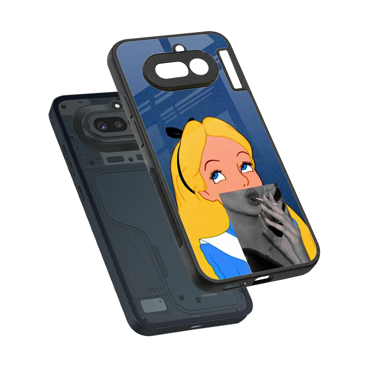 Sugar Bliss sleek nothing phone 4a cover with tempered glass back and TPU edges