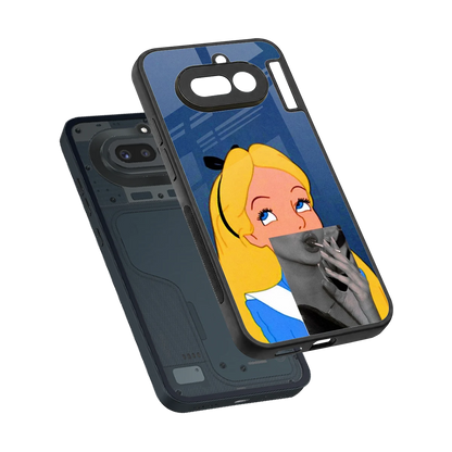 Sugar Bliss sleek nothing phone 4a cover with tempered glass back and TPU edges