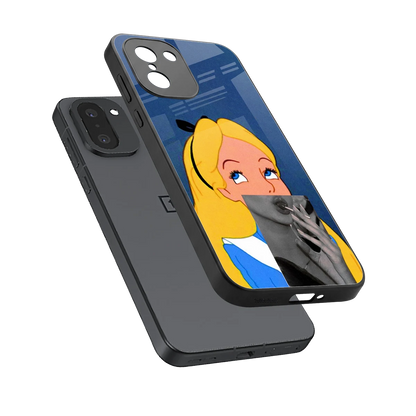 Sugar Bliss sleek oneplus 15r cover with tempered glass back and TPU edges