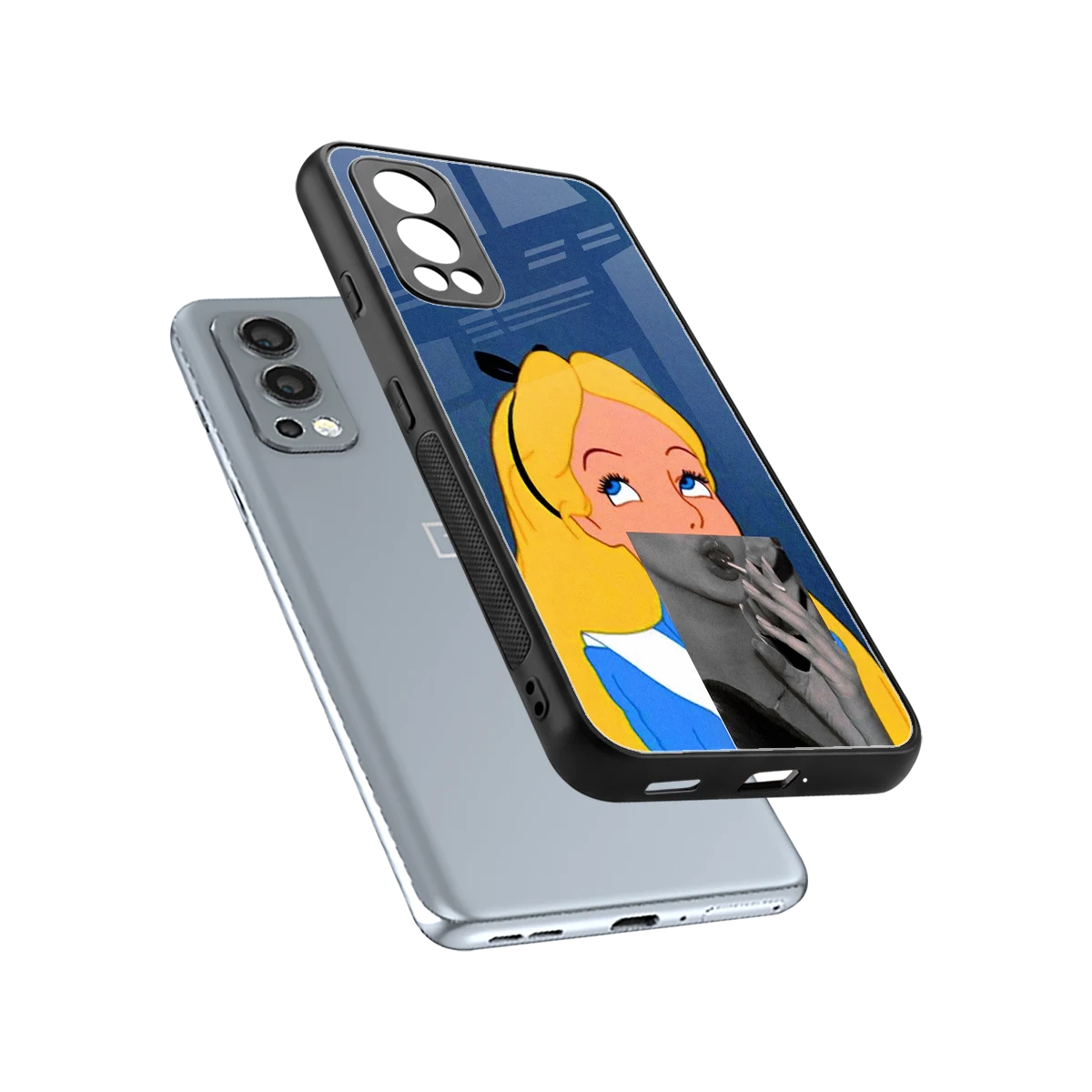 Sugar Bliss sleek oneplus nord 2 cover with tempered glass back and TPU edges