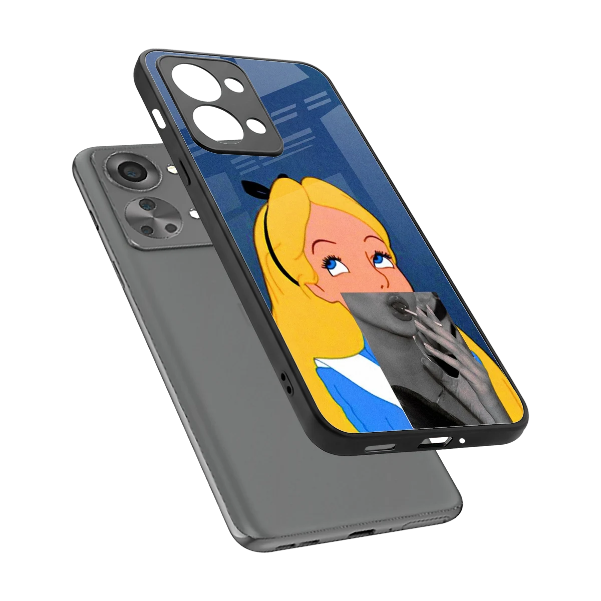 Sugar Bliss sleek oneplus nord 2t cover with tempered glass back and TPU edges
