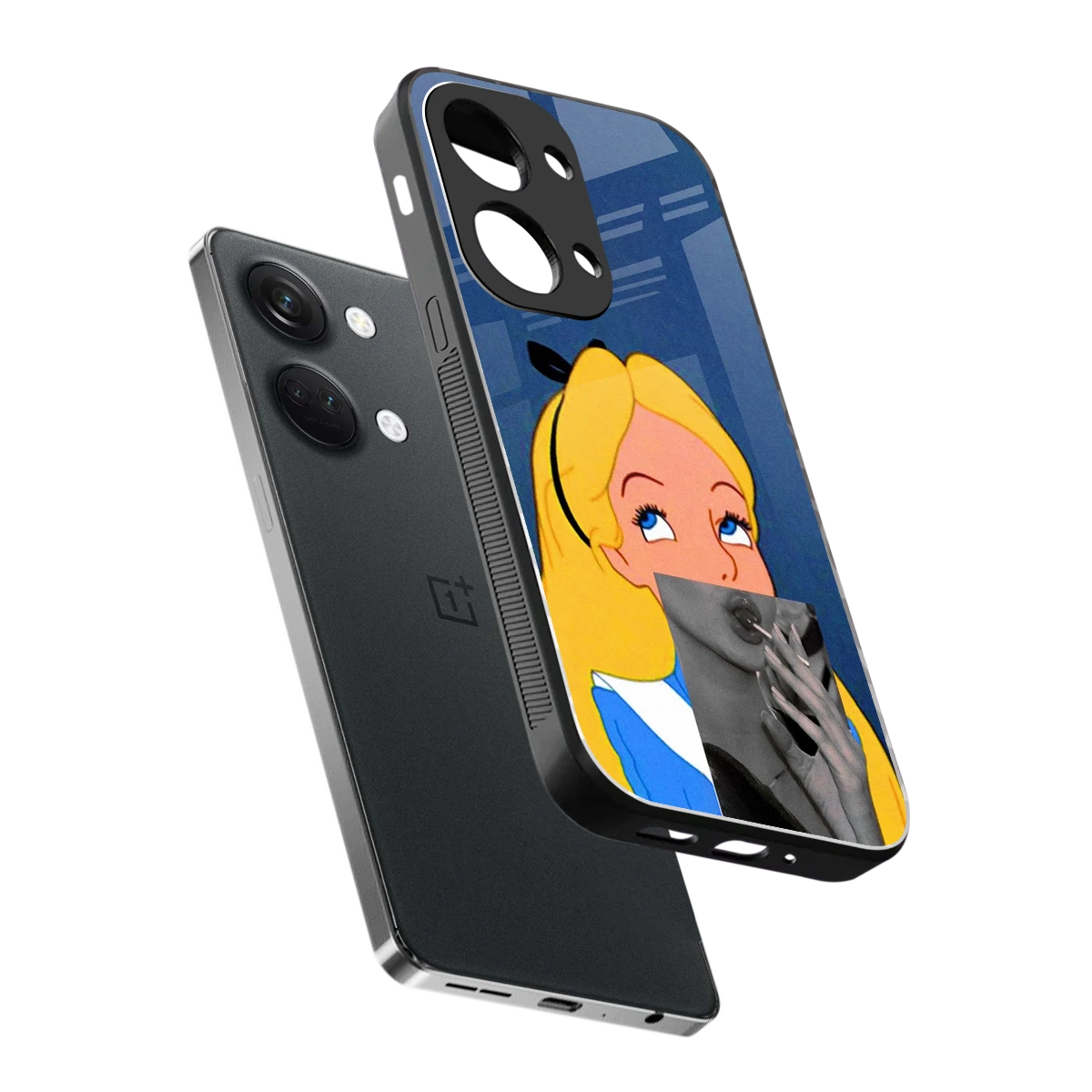 Sugar Bliss sleek oneplus nord 3 cover with tempered glass back and TPU edges