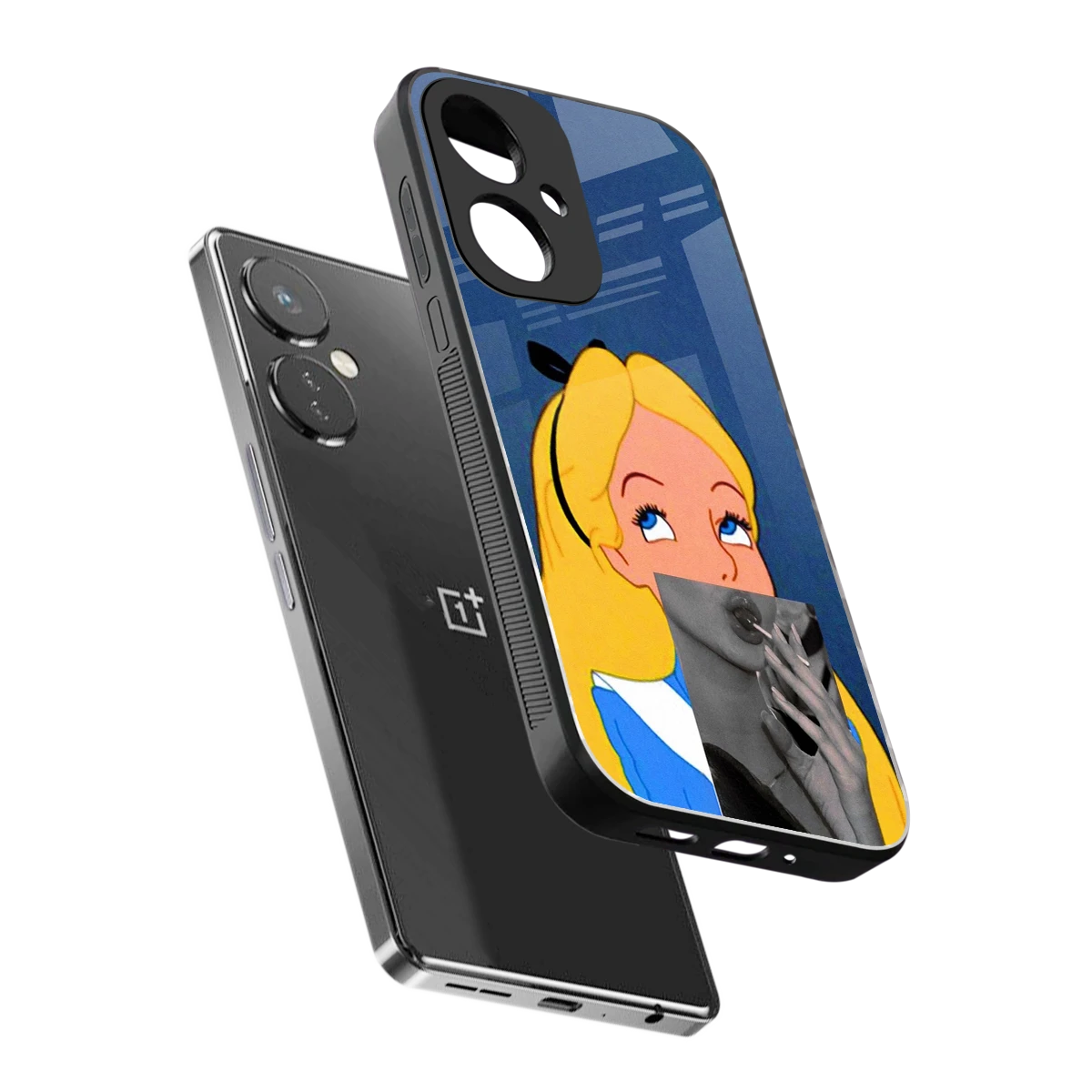 Sugar Bliss sleek oneplus nord ce 3 cover with tempered glass back and TPU edges