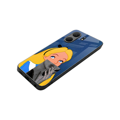 Sugar Bliss stylish phone case for oppo a5x 5g | glossy glass and slim fit