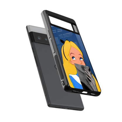 Sugar Bliss sleek google pixel 6 pro cover with tempered glass back and TPU edges